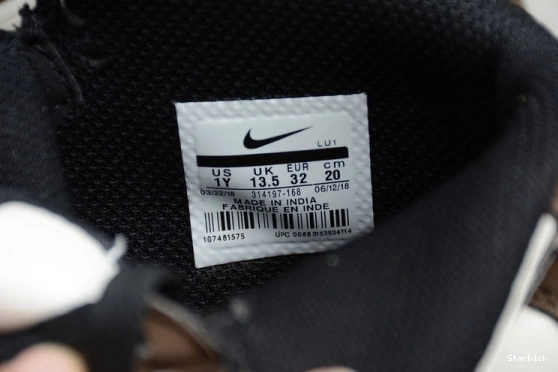 Travis 07 Beige 1 Force Air Nike Kids Brown Mid x Scott 314197-168 0306